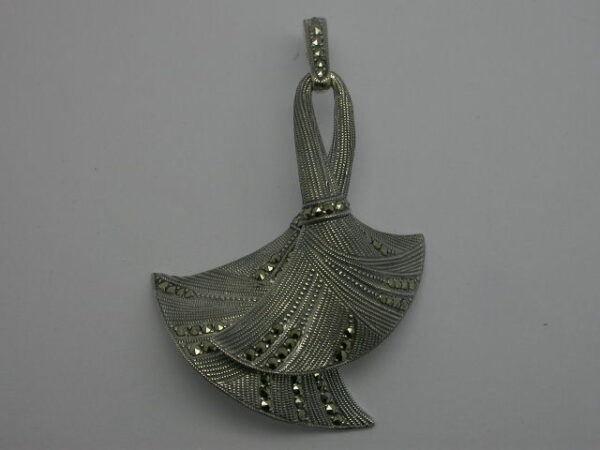 SILVER 925 PENDANT WITH MARCASITE