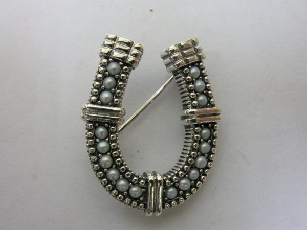 SILVER 925 BROOCH WITH PEARL