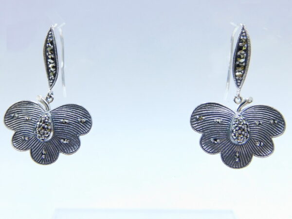 SILVER 925 EARRING WITH MARCASITE