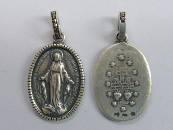 925 SILVER PENDANT WITH MARCASITE